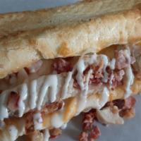 The Cbr · Our three cheese blend of mozzarella, monterey jack, and cheddar with grilled chicken, bacon...