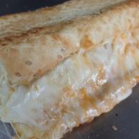 The Big Formaggio · Double the size! Our three cheese blend of mozzarella, monterey jack, and cheddar on a toast...