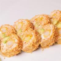 Special Ram Roll · (No Seaweed) Soy Paper + Imitation Crab + Avocado + Tempura Shrimp + Cream Cheese + Sushi Sa...