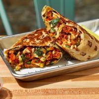 Buffalo Chicken Wrap · Grilled or crispy chicken tossed in buffalo sauce, mozzarella cheese, lettuce, tomato, cucum...