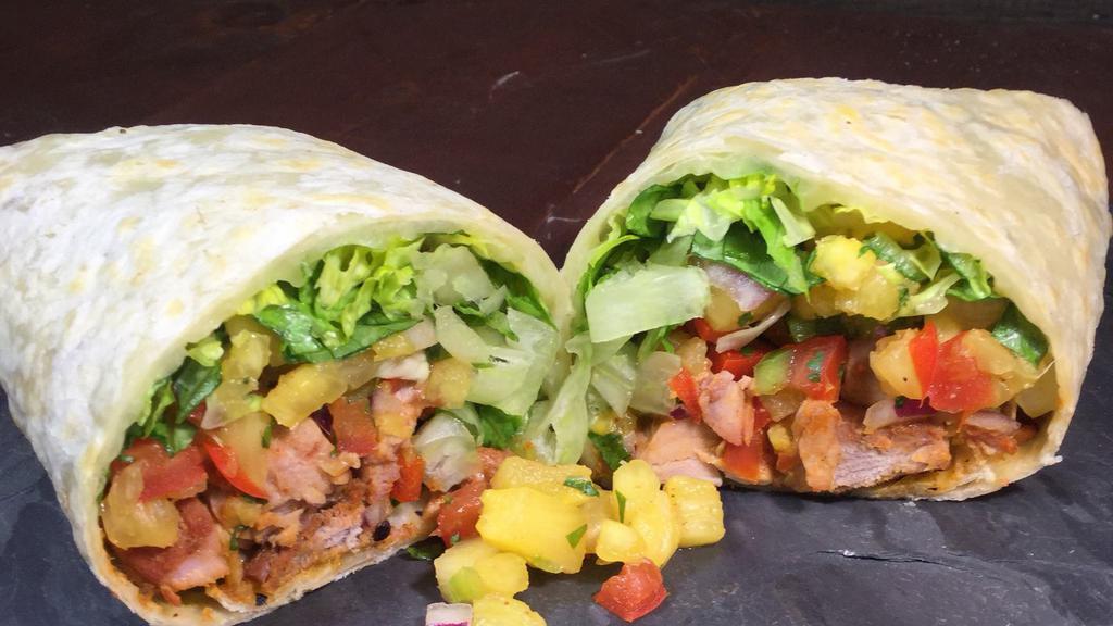 Burrito · 1 burrito - Large flour tortilla filled with items of your choice