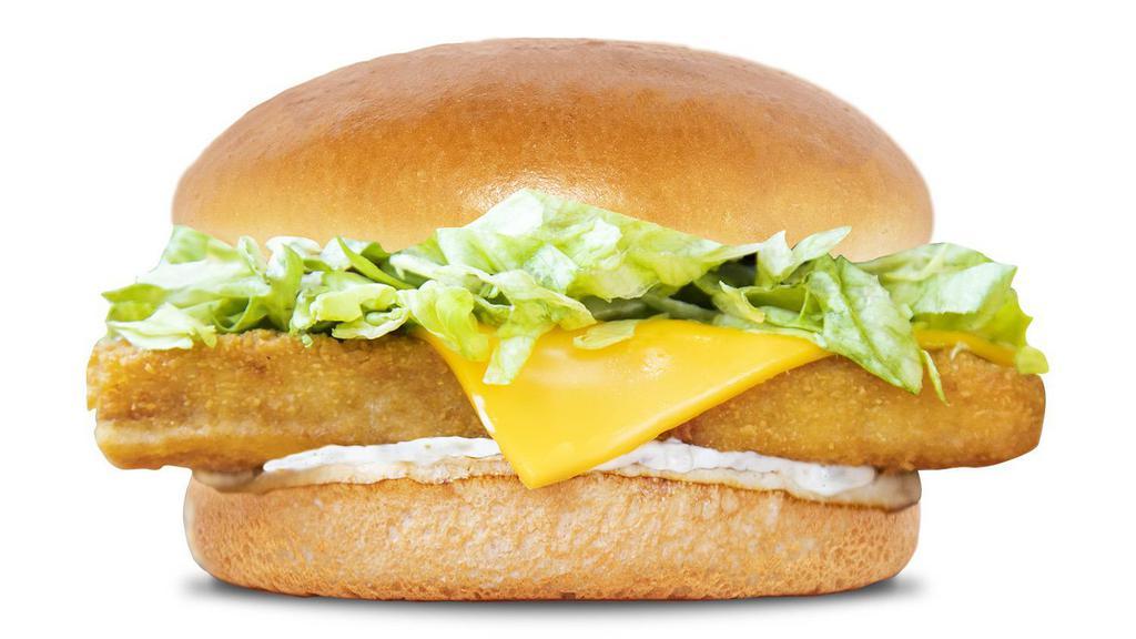 Fish Sandwich (Limited Time Only) · Topped with lettuce, American Cheese, and tartar sauce.