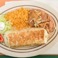 Burritos · include beans, cheese, lettuce, tomatoes, and sour cream.