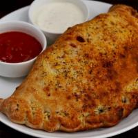 Chicken Pesto Calzone · Oven-roasted chicken breast, sweet basil pesto, grilled bell peppers, balsamic Roma tomatoes...