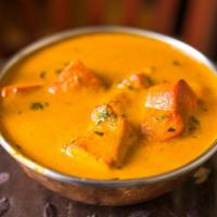 Murg Tikka Masala · Gluten free. Nuts included. Skewered boneless marinated chicken cooked with Indian spices an...