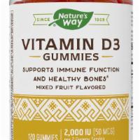 Nature'S Way: Vitamin D3 Gummies 120 Gummies · 2000 IU vitamin D3 supports immune and bones.