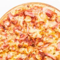 Hawaiin Pizza · Canadian bacon, pineapple.