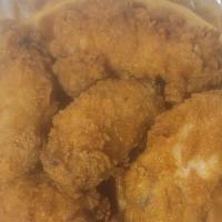 Chicken And Waffles · one Belgian Waffle 5 strips  or  5 wings