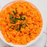 Mexican Style Rice · garlic- tomato based Mexican rice
