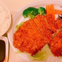 Tonkatsu · Pork cutlet served with our special tonkatsu sauce.