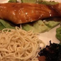 Salmon Teriyaki · Salmon marinated and grilled in our special Teriyaki sauce.