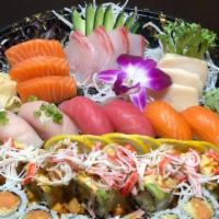 Miso Platter · 3 PCs salmon sashimi 3 PCs red snapper sashimi 3 PCs white tuna sashimi 2 PCs salmon sushi 2...