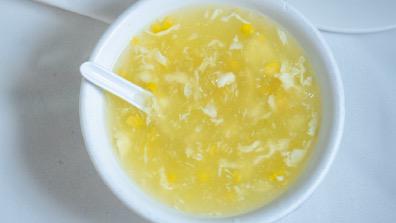 Egg Drop Soup · With saltine crackers.