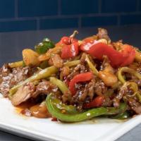 Beef With Garlic Sauce (Quart) · Hot and spicy.