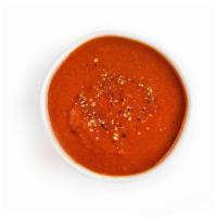 Farmstead Classic Tomato · tomato soup, mirepoix (carrots, celery, onion), garlic, olive oil and spices