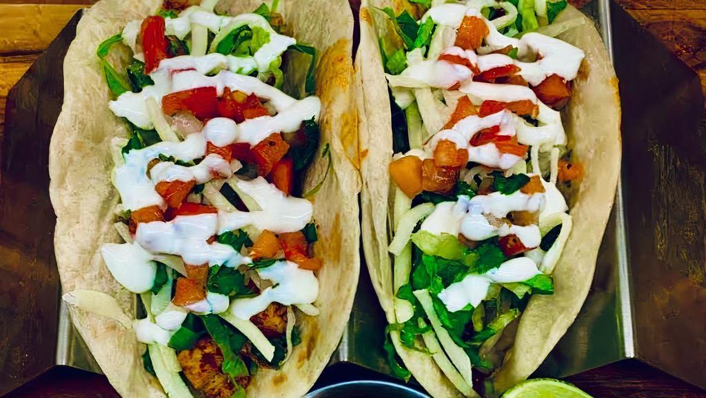 Supreme Tacos · (3) Tacos - your choice of protein, choice of flour or hard shell tortilla with mozzarella cheese, lettuce, pico + sour cream with choice of salsa.