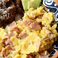 Huevos Con Jamon · 2 Eggs and Ham