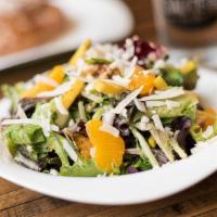 Small Beets Me! Salad · Arugula / Spring Mix / Toasted Walnuts / Mandarin Oranges / Golden Beets / Red Onions / Parm...