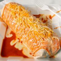 Big Oh. Burrito · Grilled chicken, rice, sour cream, cheese, pico de gallo, lettuce and enchilada style wrappe...