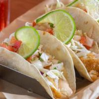 Lunch Dos Tacos · Choice of 2 crispy chicken or crispy fish tacos.