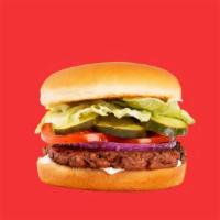 Impossible Burger · Impossible patty, tomato, lettuce, onion, pickles, mayo