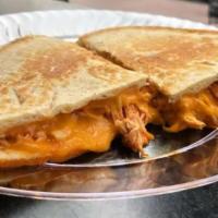 Buffalo Nickel · A blend of pulled chicken, spicy buffalo sauce, sliced red onion and cheddar cheese served w...