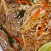 Beef Pad Thai · Spicy.