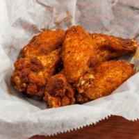 Chicken Wing 1/2Dz · Traditional bone-in or boneless wings with your choice of BBQ, buffalo, Cajun, lemon pepper,...