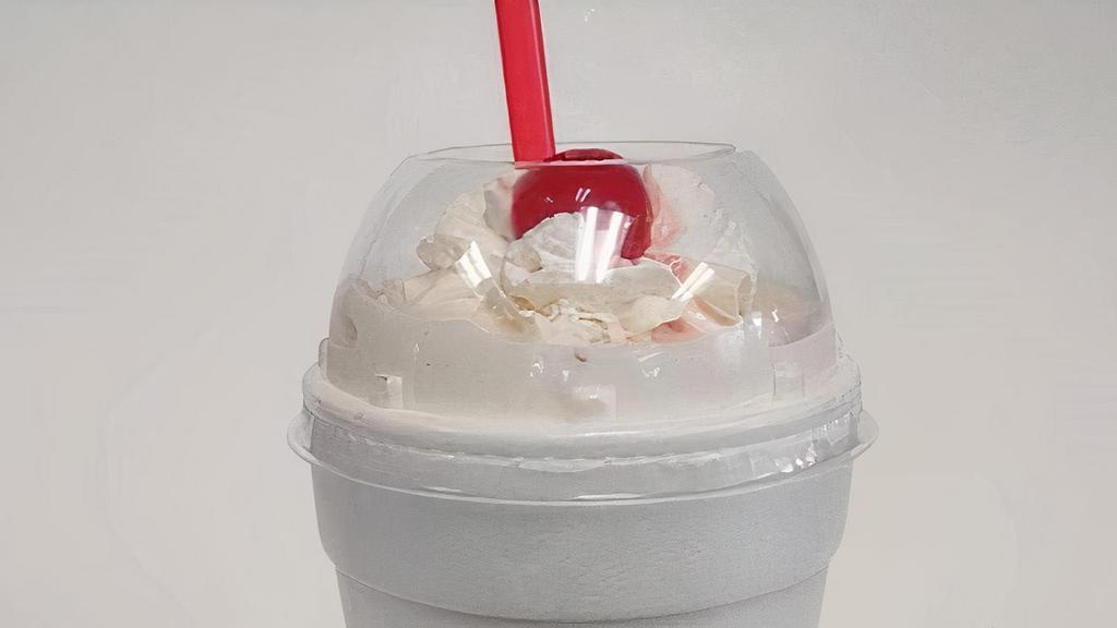 Malt  · Milk, creamy vanilla soft serve hand-blended into a classic shake garnished with whipped topping with cherry on top!