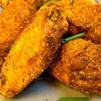 Sweet & Spicy Rub · Every good wing shop needs a nice rub, and Uncle Dougie's delivers. Brown sugar, dried peppe...