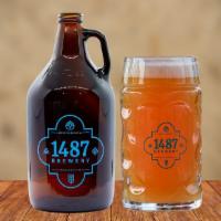 Blood Orange Ipa 64Oz · We infused our NE IPA with real blood orange puree to accentuate the already present flavors...