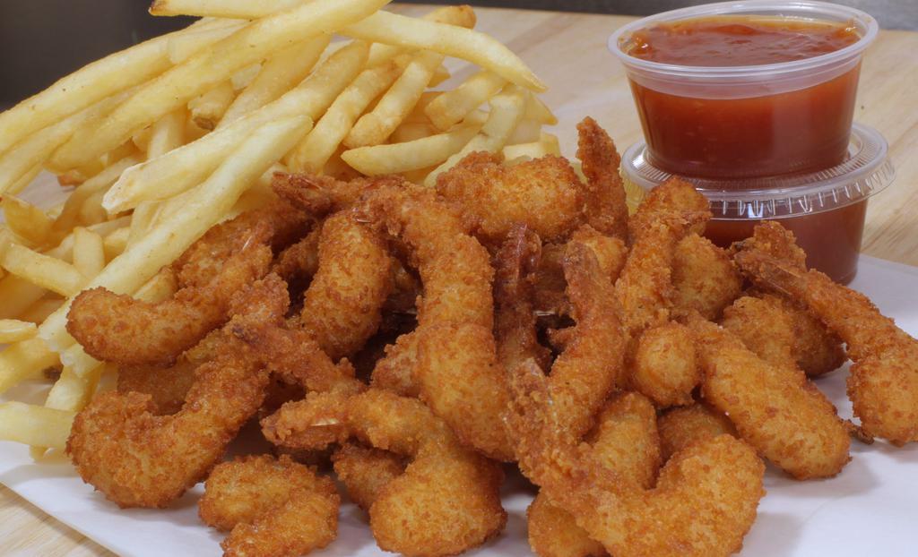 Fried Shrimp Basket · 21 pieces Shrimp w/fries
