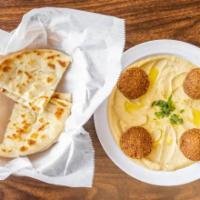 Hummus And Falafel Plate  · 