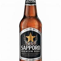 Sapporo Premium Japanese Beer (12 Oz) · ABV 4.9%