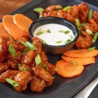 Crispy Fried Bbq Shrimp · A half-pound of cornmeal coated shrimp flash fried and tossed in BBQ sauce with pickled carr...