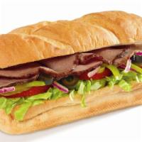 Roast Beef Only · Comes with Lettuce, Tomato, Onion, Mayo, Cheese & Mustard.
