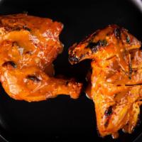 Half Chicken · One the bone. Upgrade to all white meat for an extra price.
