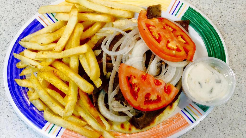 Gyros Sandwich · They're what we're known for! Our basic sandwich includes onions & tomatoes.