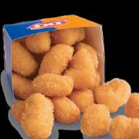 Cheese Curds · Poppable pieces of cheese, battered and fried until warm, melty and crisp