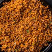 Veg Pulav · Rice cooked with veggies and Indian spices