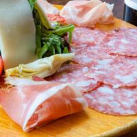 Tagliere Rustico · Chef's selection of Italian cured meats and cheeses.