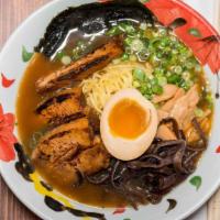 #1. Shoyu Ramen · Tenka Ramen favorite: Pork and chicken broth pork belly·boiled egg roasted seaweed bamboo sh...
