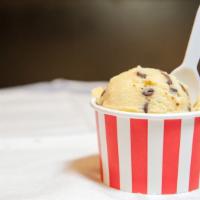 Chocolate Chip Cookie Dough Ic · Made with vanilla ice cream and chocolate chip cookie dough.