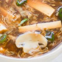 Hot And Sour Soup · Hot and spicy. Spicy.