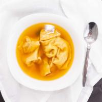 Party Tray Wonton Soup · Served 7-8 people.