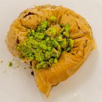 Pistachio Baklava · The pistachio pinwheel baklava is the most famous baklava in Turkey. The best pistachios imp...