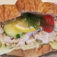 Tuna Croissant  · Our very popular tuna sandwich, now on a croissant version!