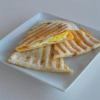 Make Your Own Quesadilla  · Soft flour tortilla filled with Havarti cheese and the ingredients of your choice (picture a...