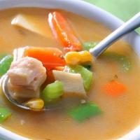 Homemade Soup Of The Day · All of our soups are made from scratch. We typically offer a meat and vegetarian option.