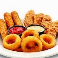 Appetizer Sampler · Combination of any three appetizer menu options.